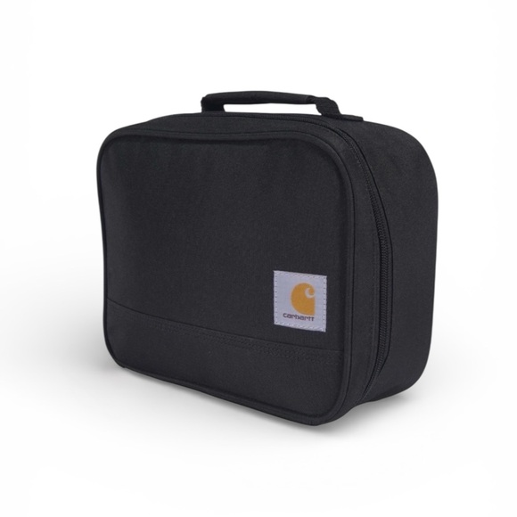 Carhartt Insulated 4 Can Lunch Cooler Rain Defender Bag Black NWT - Picture 2 of 12